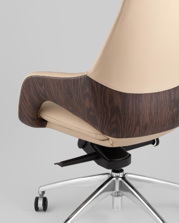 Кресло руководителя Reign TopChairs бежевый