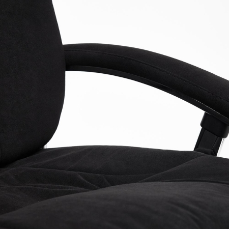 Кресло SOFTY LUX флок, черный