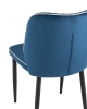 Стул Лоренс велюр синий