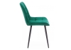 Стул на металлокаркасе Челси 360 К зеленый (zd 667), черный np