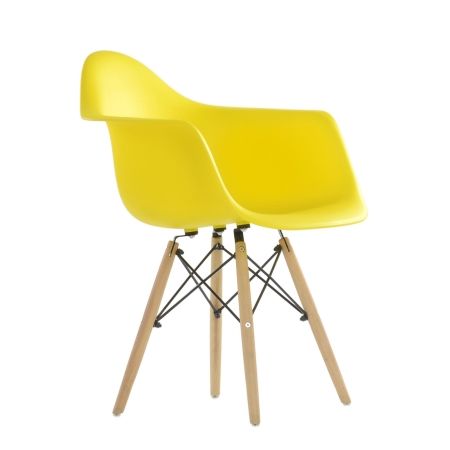 Кресло Eames style желтый