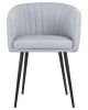 Стул обеденный ALINA серо-голубая ткань LAR-106D-23