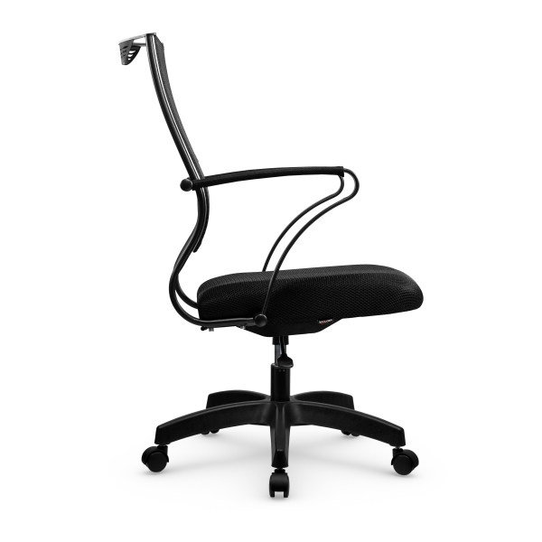 Кресло ErgoLife Sit Air M3-290K топган, пластиковое основание с треугольным сечением лучей, цвет черный