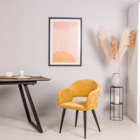 Кресло Oscar Желт, черный