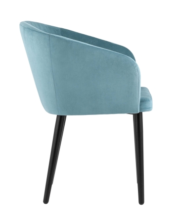 Кресло Ральф велюр пыльно-голубой