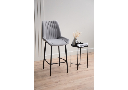 Барный стул Седа 360 светло-серый (zd 960), черный np