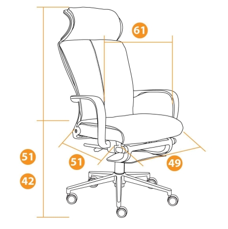 Кресло WING черный
