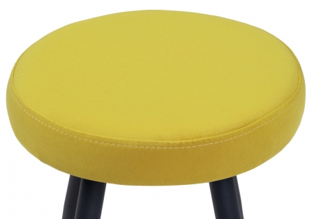 Табурет Сино велюр velutto 28, черный