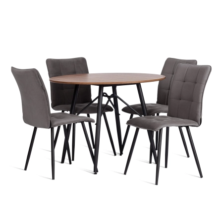 Стул обеденный Bari темно-серый