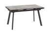 Стол с керамическим покрытием MILANA FOUR-140 черный 140(30+30)х85