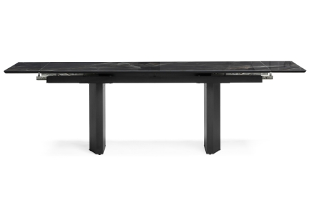 Керамический стол Монерон 200(260)х100х77 черный