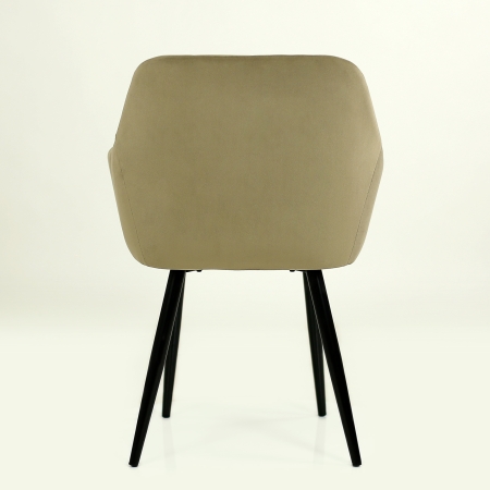 Кресло K-36 велюр серо-бежевый