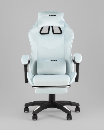 Кресло спортивное TopChairs MG-7019 велюр светло-голубой фото в интернет-магазине Stoolmarket