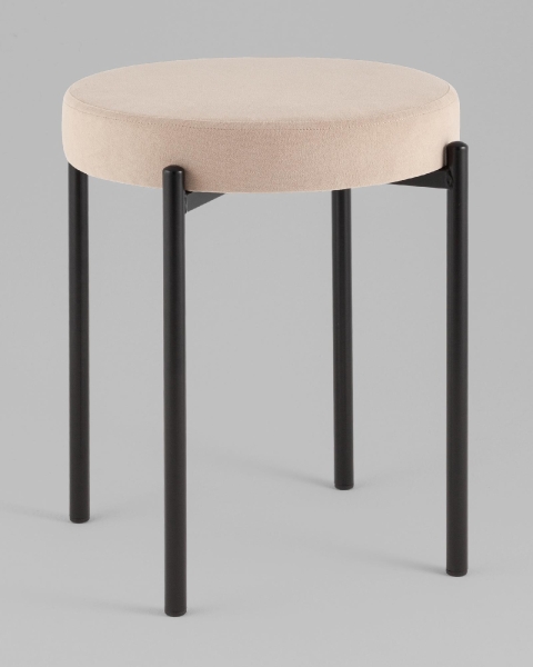 Табурет Бриф Original велюр бежевый