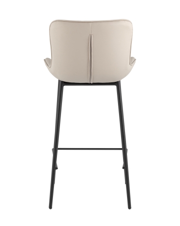 Стул барный Vault экокожа серый