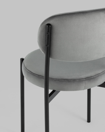 Стул Бриф NEW велюр тёмно-серый 4 шт