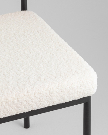 Стул обеденный Балла букле молочный