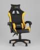 Кресло спортивное TopChairs MG-7043 черно-желтый фото в интернет-магазине Stoolmarket
