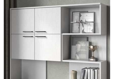 Компьютерный стол Эльброни левый белый