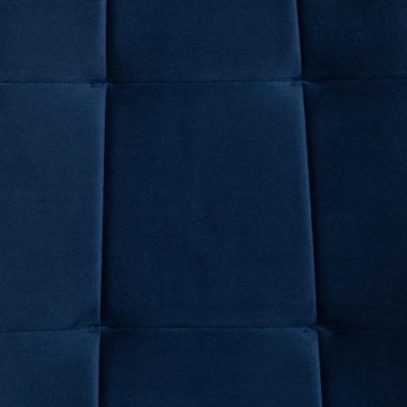 Стул обеденный Asti синий, велюр и металл, мягкое сиденье, без подлокотников