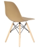 Набор 4 шт Стул обеденный DSW, ножки светлый бук бежевый (GR-03)