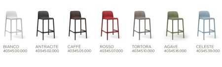 Стул пластиковый полубарный Lido Mini, агава Стул пластиковый полубарный Lido Mini, агава