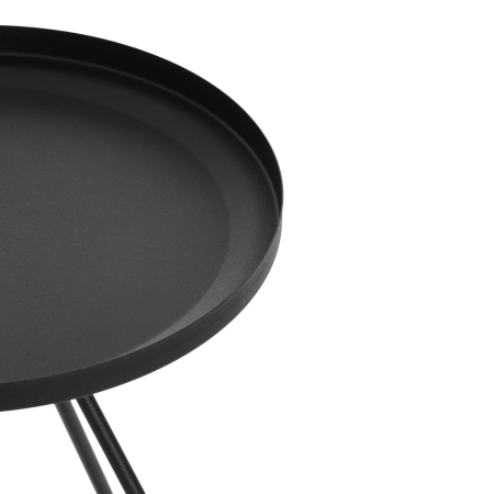 Столик журнальный GLAND металл, 40*40*45 см, черный