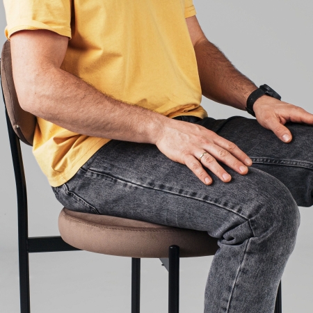 Стул Maso велюр коричневый