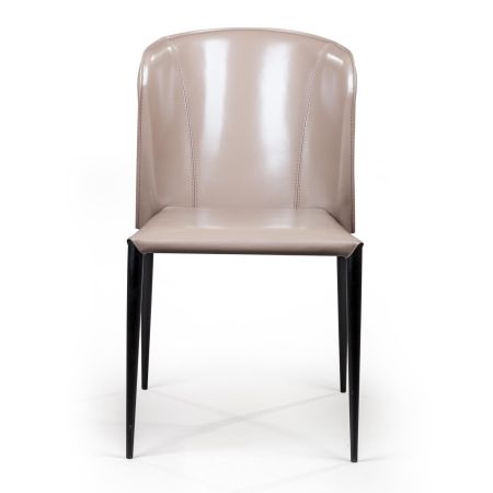 Стул Albert (Альберт) кожа капучино