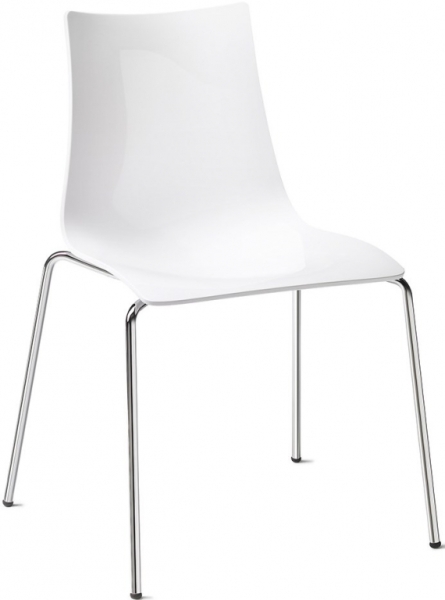 Стул пластиковый Scab Design Zebra Antishock белый
