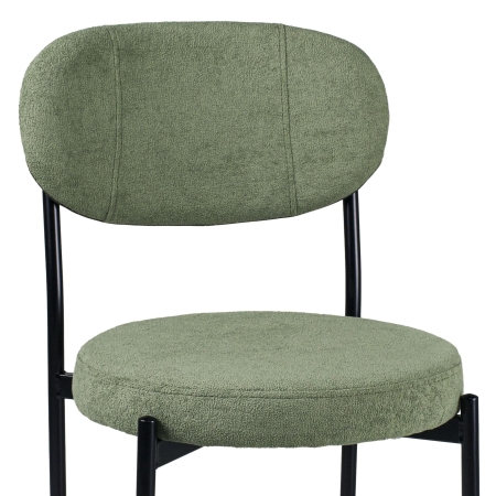 Стул Maso букле зеленый MOSS 615