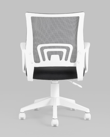 Кресло офисное ST-BASIC-W TopChairs серый крестовина пластик белый