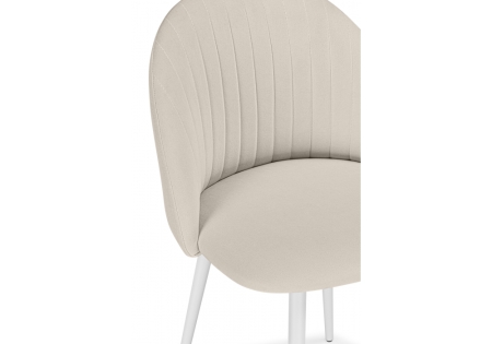 Стул на металлокаркасе Дарлин marseille 13, белый