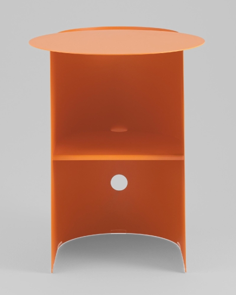 Журнальный столик Floire металл оранжевый