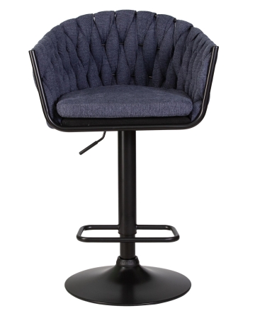 Набор 2 шт Стул барный LEON, синяя ткань (LAR-275-29)