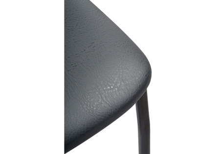 Обеденная группа Блавир белый полимер, серый полимер, метрополитан серый, черный