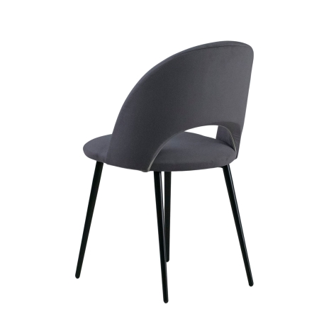 Стул Джексон темно-серый велюр velutto 32