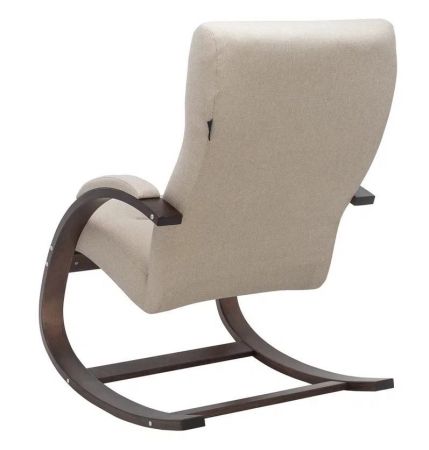 Кресло-качалка Милано орех текстура и ткань мальмо 05