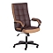 Кресло TRENDY экокожа/ткань, коричневый/бронзовый