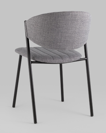 Стул Харпер ткань рогожка серый