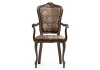 Стул деревянный Руджеро с мягкими подлокотниками орех, шоколад