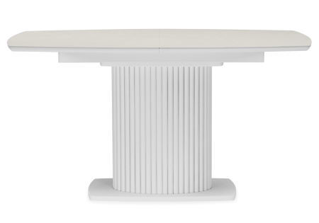 Керамический стол Фестер 160(200)х90 carmen light grey, белый