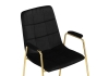 Стул Lana черный, золотой