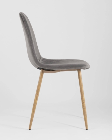 Стул Валенсия велюр серый