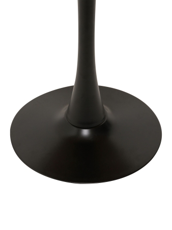 Стол Tulip style 80 черный, орех