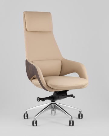 Кресло руководителя Reign TopChairs бежевый