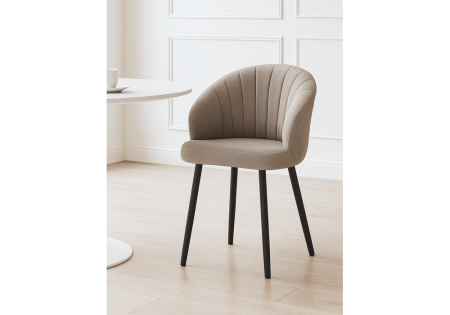 Стул на металлокаркасе Бэнбу marseille 16 данс, черный