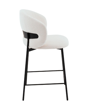 Стул полубарный Блейз букле белый