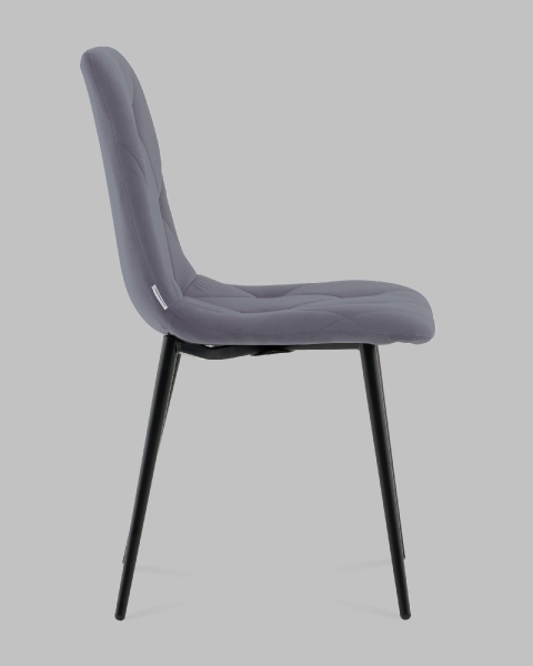 Стул Одди Diamond велюр серый