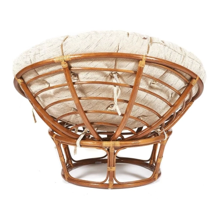 Кресло "PAPASAN" 23/01 W, с подушкой, бежевый, орех